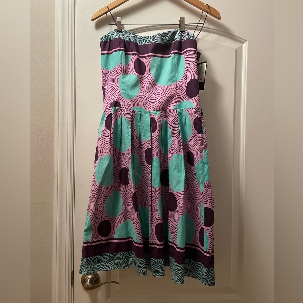 Nicole Miller strapless fun summer dress *NWT*